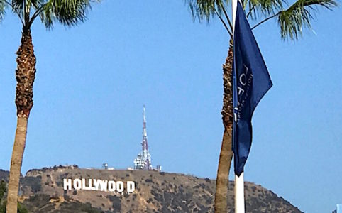 ロサンゼルスの観光名所、ハリウッドの看板