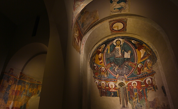 カタルーニャ美術館の「栄光のキリスト像」