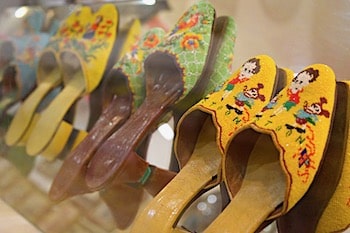 プラナカン女性のビーズ刺繍の靴画像