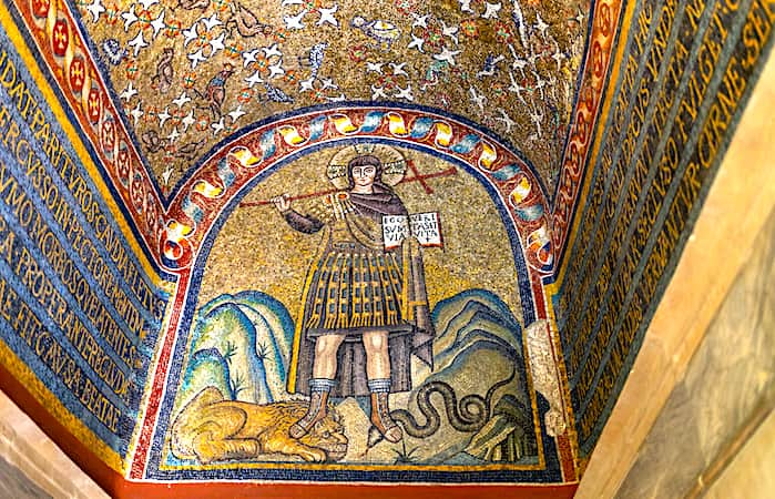 サンタンドレア礼拝堂のモザイク画の画像
