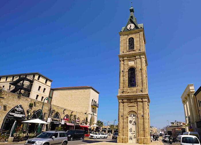 テルアビブの時計塔の画像