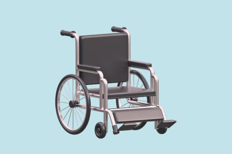 車椅子のイラスト画像
