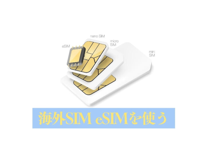 海外SIM＆eSIMを使うイメージ画像